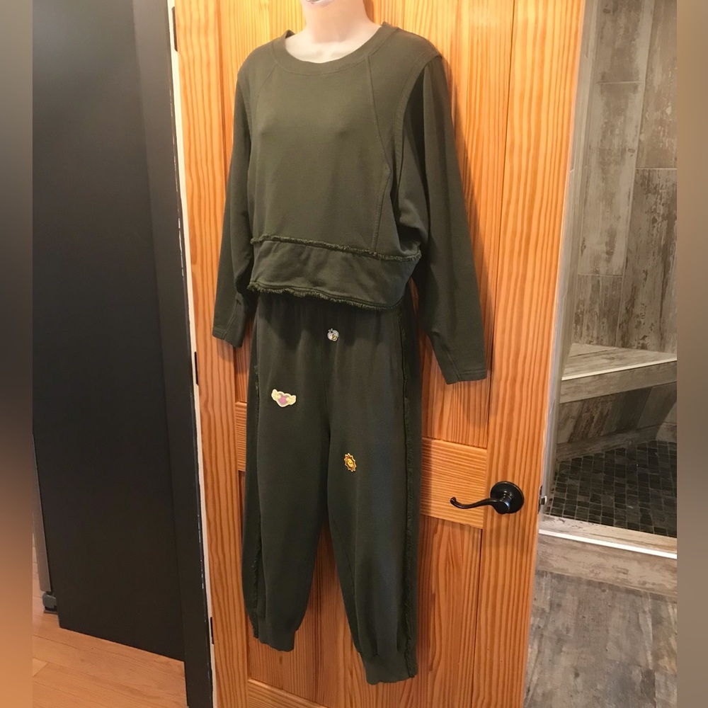 Free People Movement Dark Olive Leisurewear Set - Picture 3 of 16